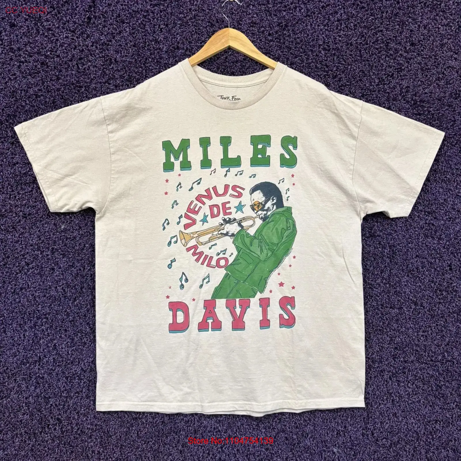Vintage Fashion De - Футболка Miles Davis Venus De Milo,