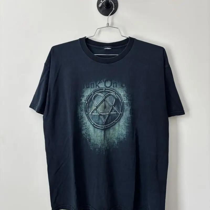 Band Tee Faded 90S - Винтажная мужская футболка HIM, размер XL,
