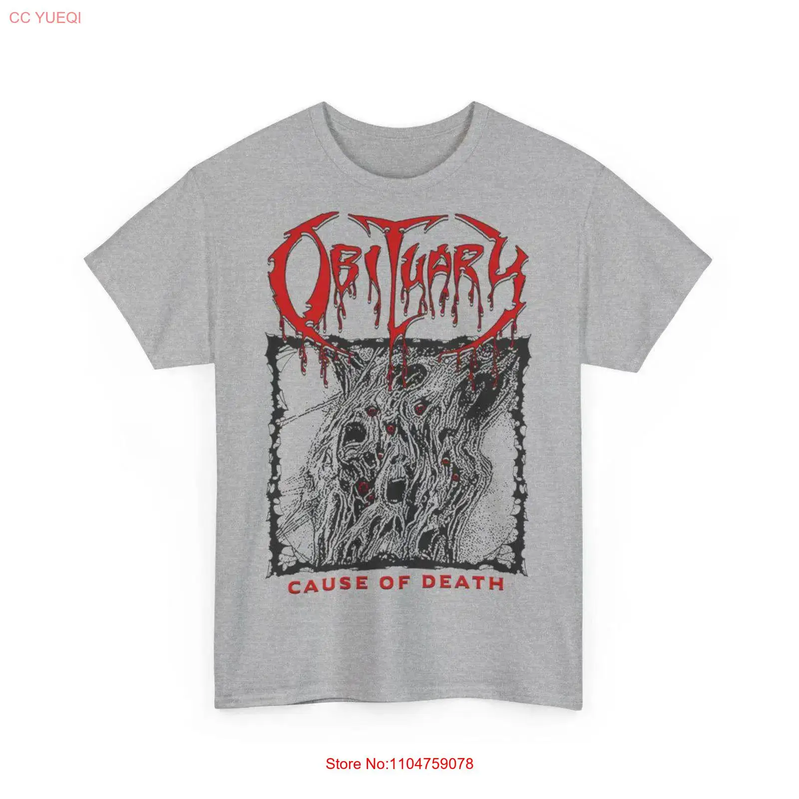 Vintage Fashion Obituaries - Футболка с винтажным дизайном OBITUARY, имитирующая