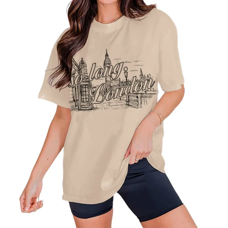 Vintage Fashion London - Винтажная футболка So Long London, модная