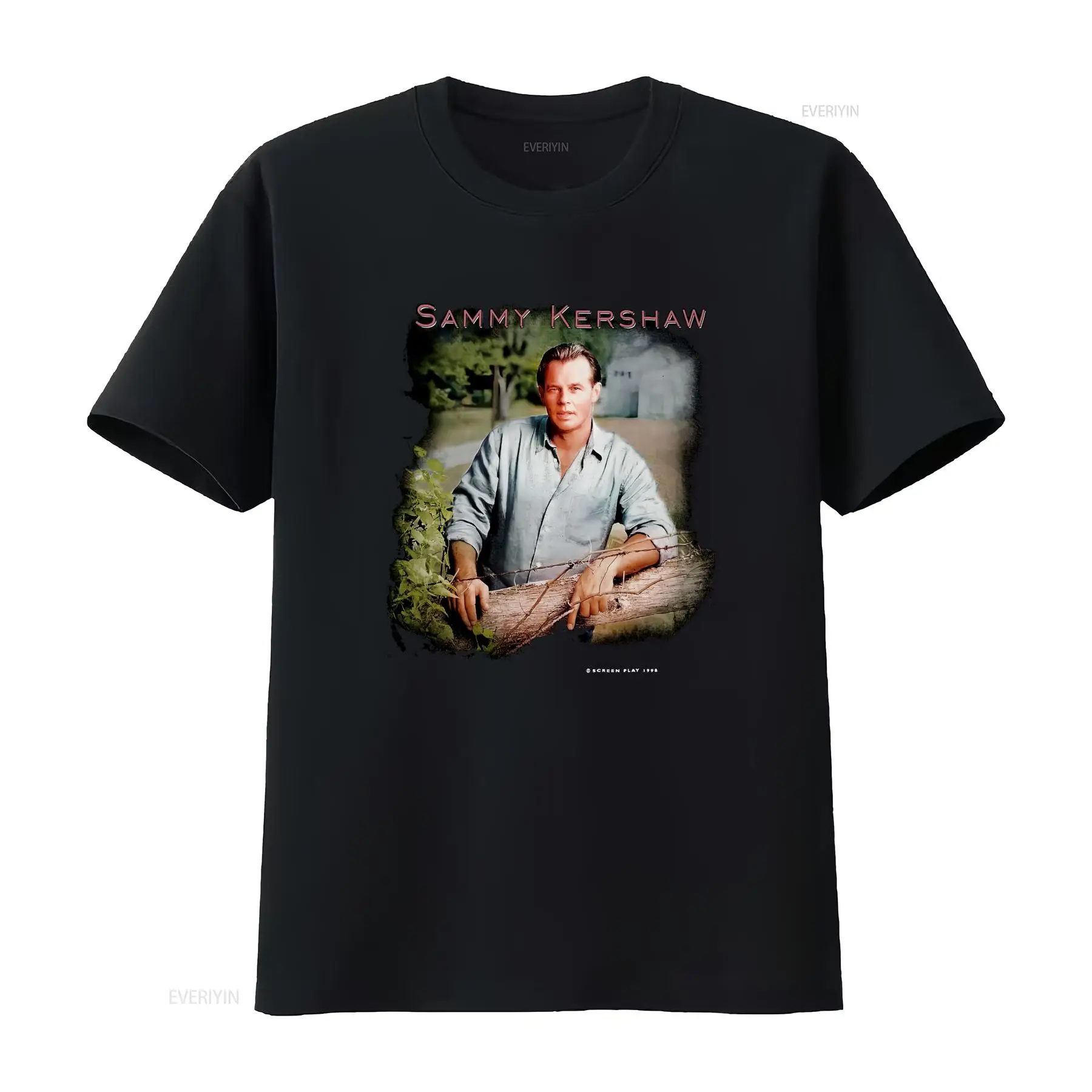Band Tee Faded 90S - Мужская винтажная футболка 90-х годов с