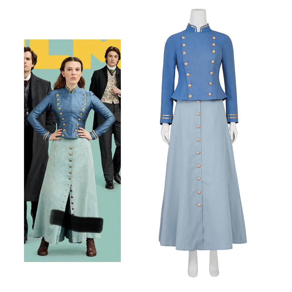 Vintage Fashion Dresses - Косплей из фильма Enola Holmes 2,