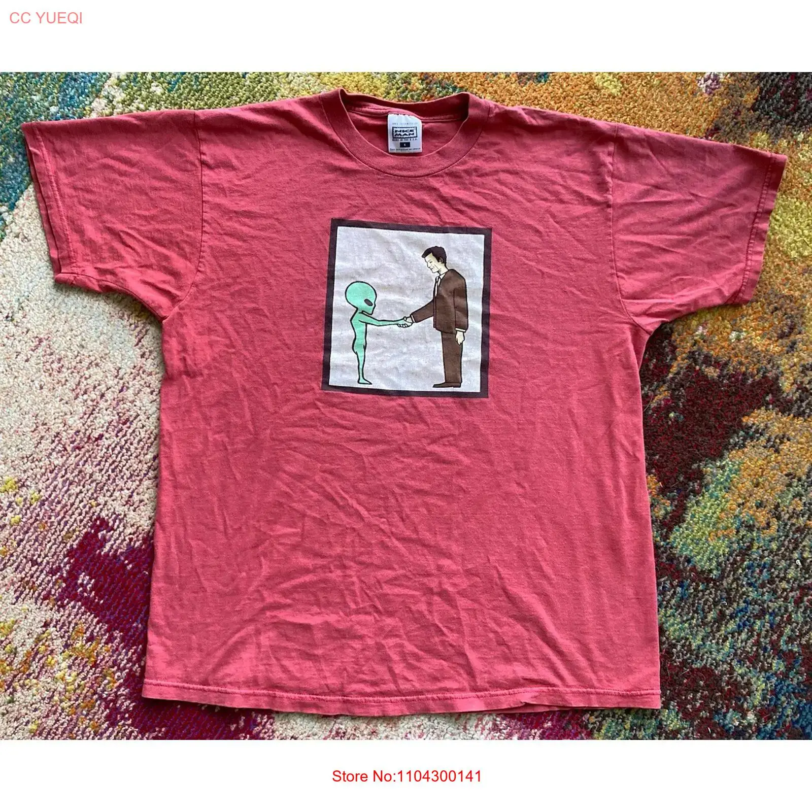 Band Tee Faded 90S - Винтажная футболка 90-х годов с принтом