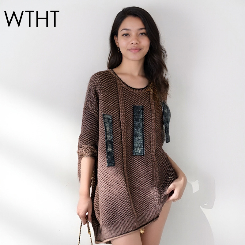 Vintage Fashion Influencers - WTHT винтажные модные женские лоскутные повседневные