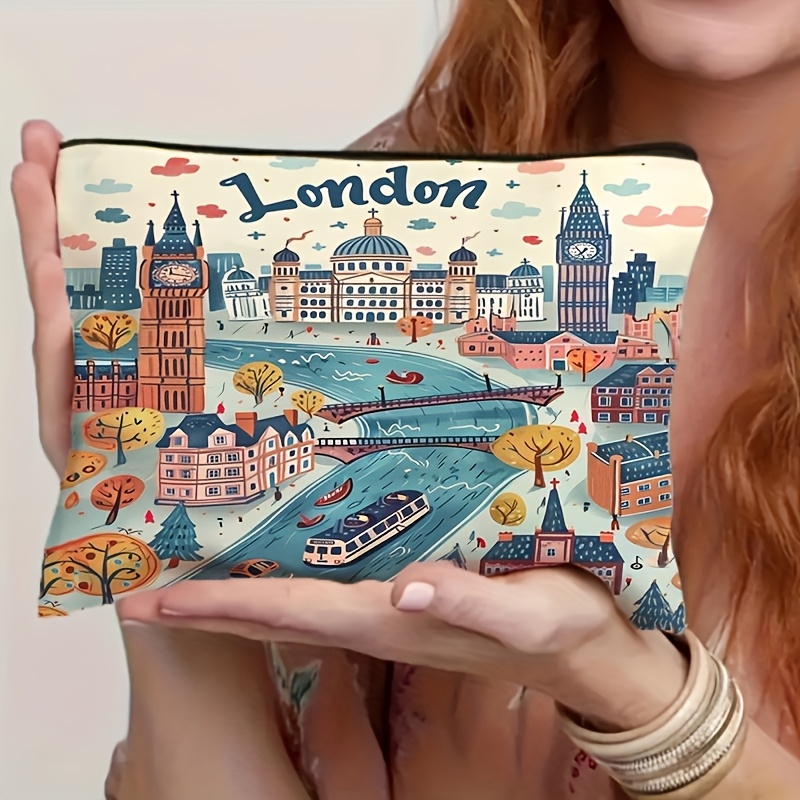 Vintage Fashion London - Женская дорожная косметичка большой вместимости в