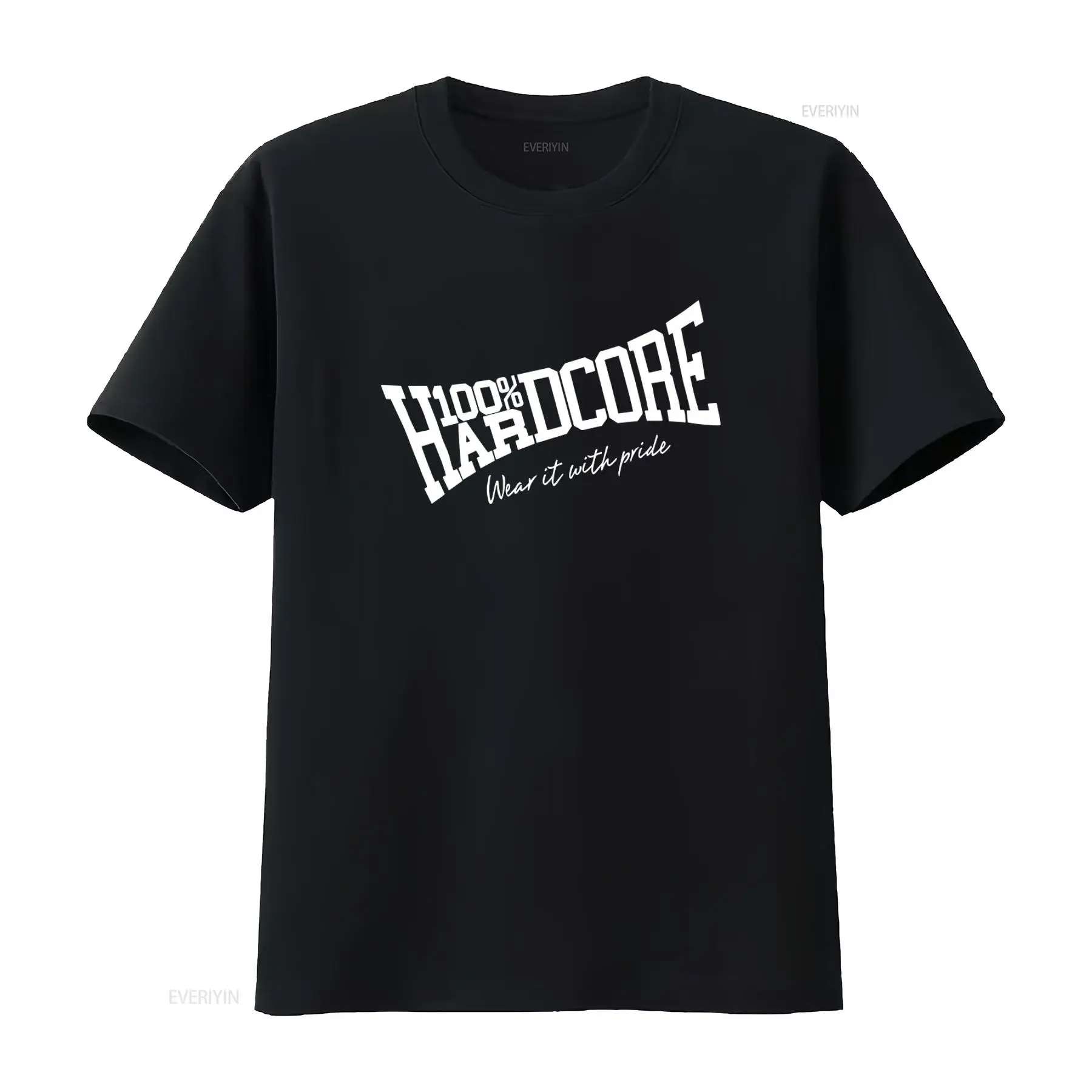 Vintage Fashion Logos - Мужская футболка 100 HARDCORE Tilted Essential