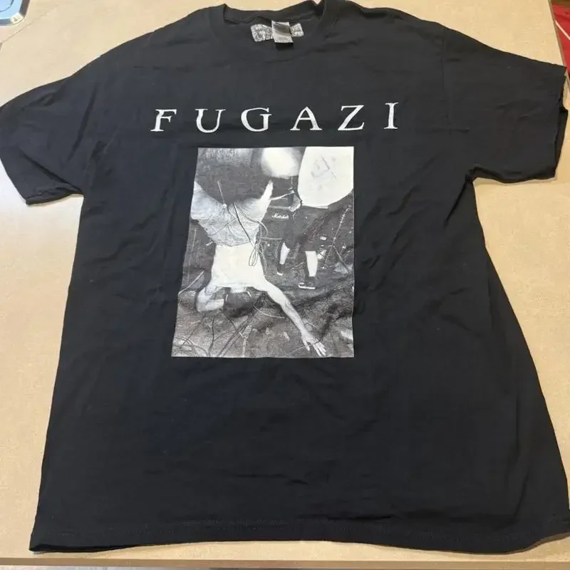 Band Tee Faded 90S - Редкая футболка в винтажном стиле Fugazi