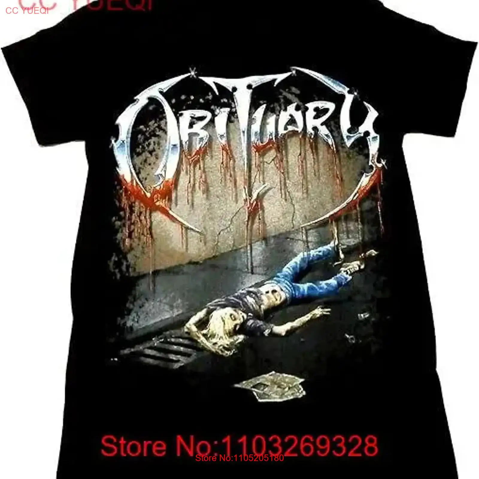 Vintage Fashion Obituaries - Футболка Vtg OBITUARY Band для взрослых,