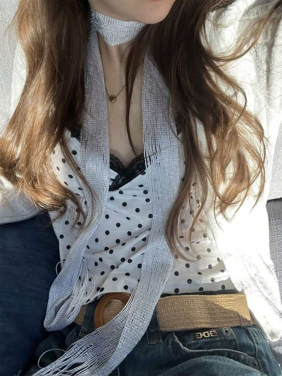 Vintage Fashion Outfit - 1 шт. винтажный уникальный универсальный шарф