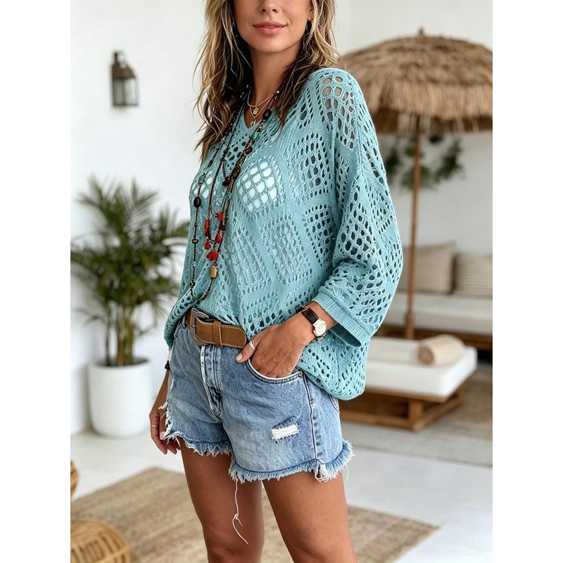 Женские вязаные крючком топы-н – обзор и цена Crochet Top Boho