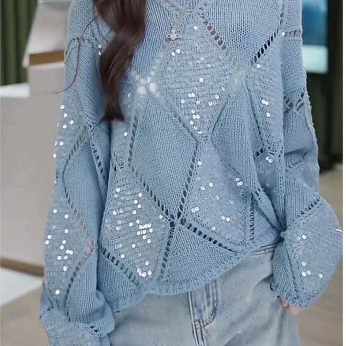 Женский шикарный свитер в стил – обзор и цена Crochet Top Boho