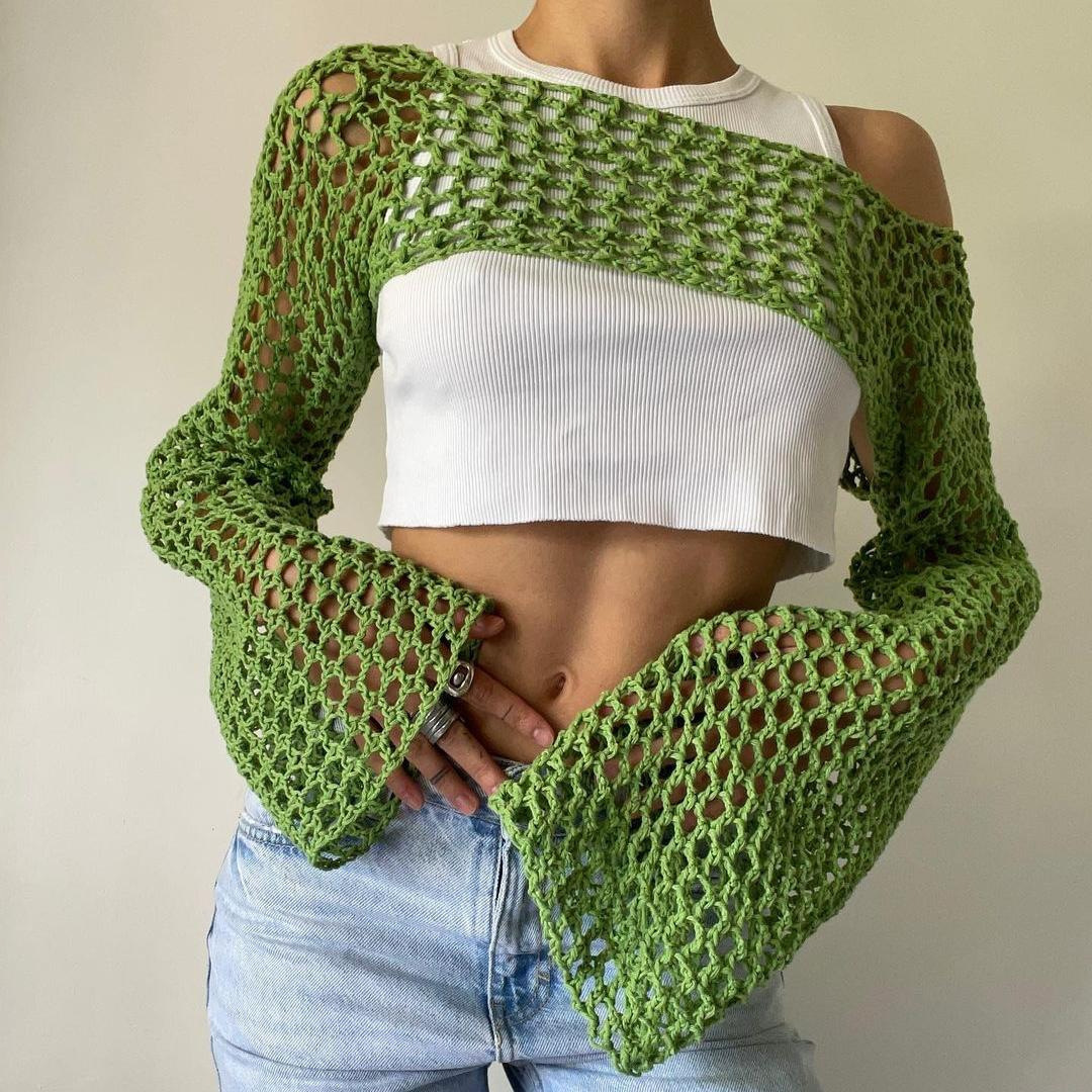 Вязаный крючком укороченный то – обзор и цена Crochet Top Boho